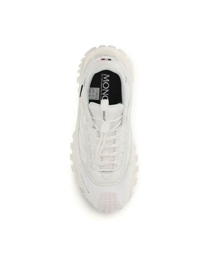Moncler White Polyamide Athletic Sneakers