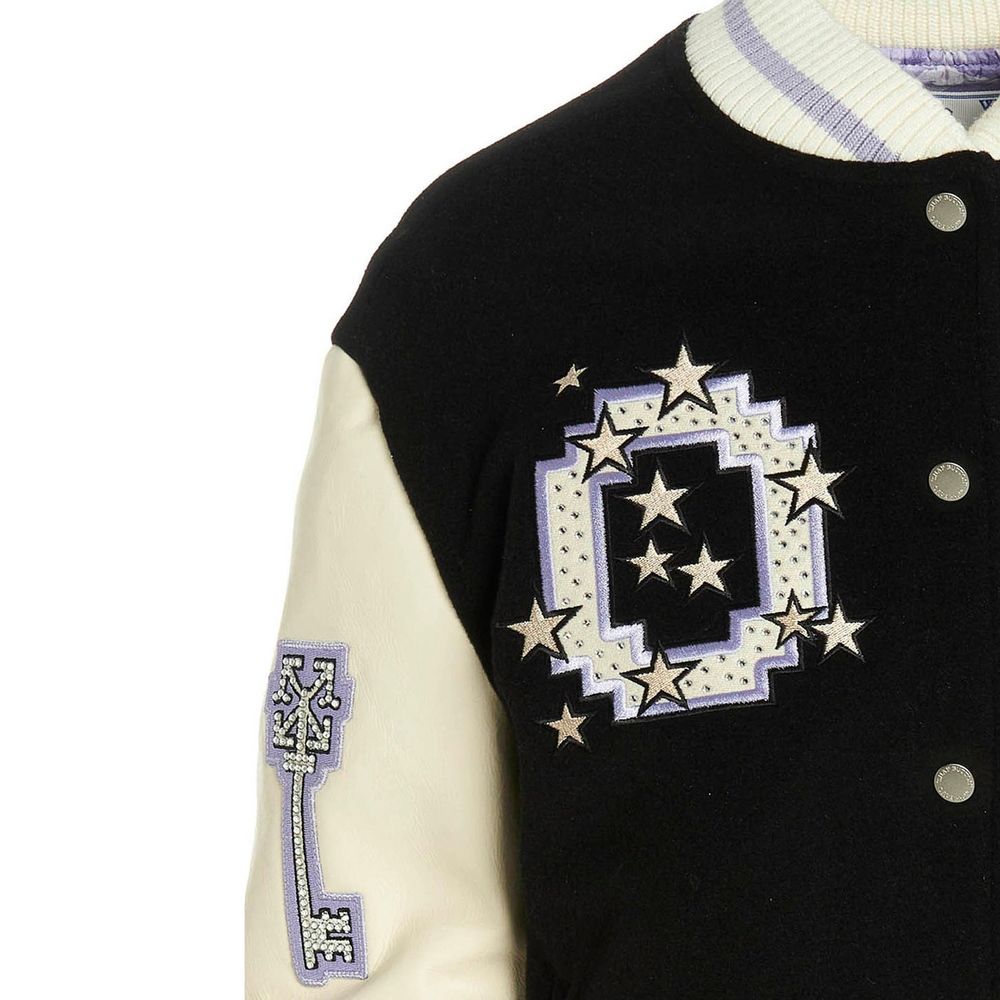 Off-White Wool Bomber Jacket Glam Steals