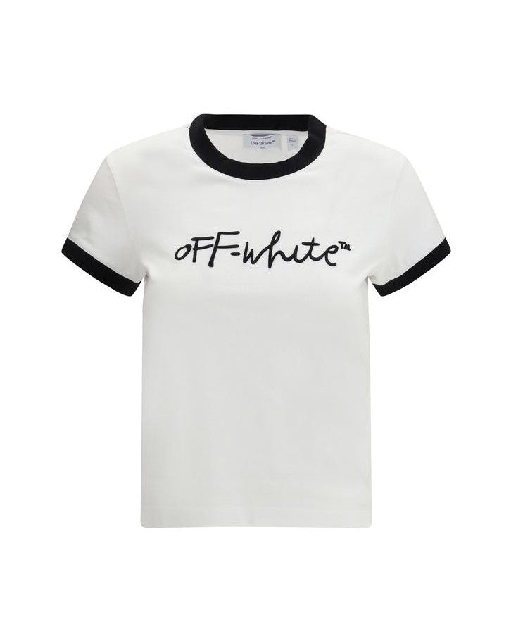 Off-White Cotton White T-Shirt