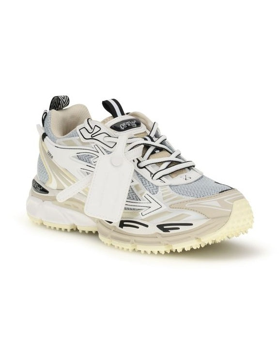 Off-white Polyester Multicolor Athletic Sneakers Glam Steals