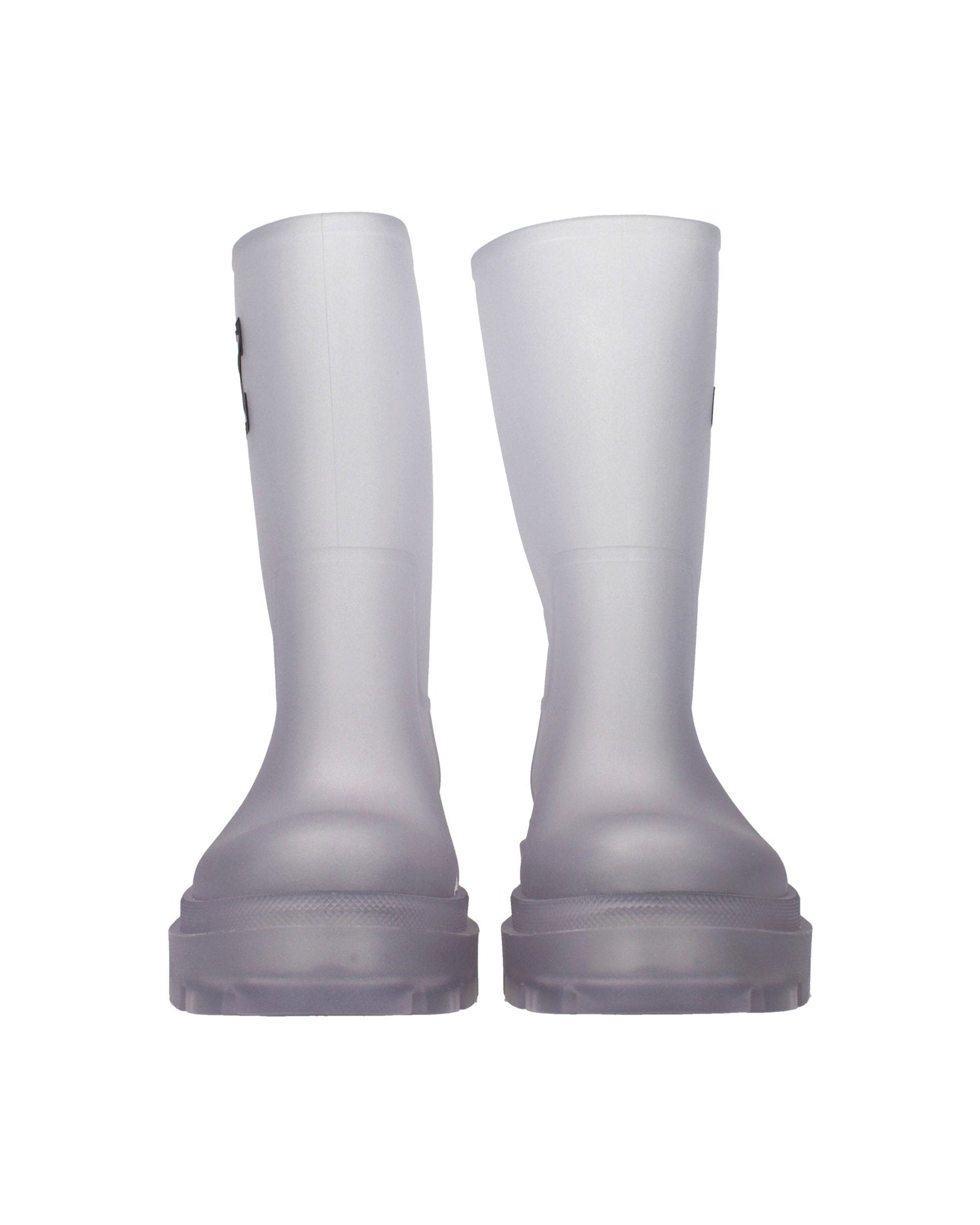 Off-white Transparent Pvc Ankle Boots Boots