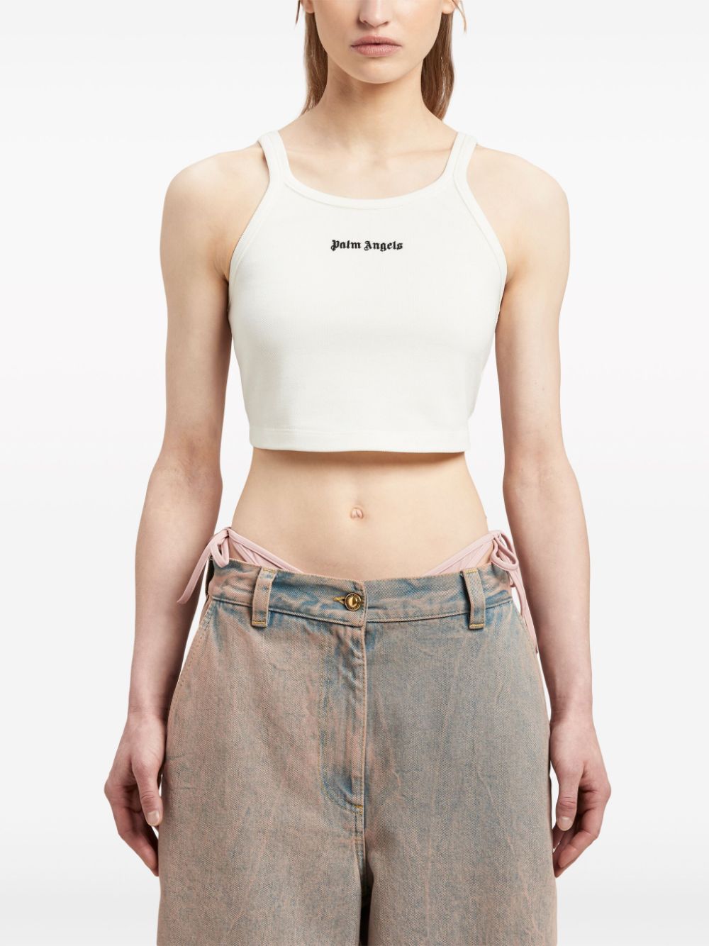Palm Angels White Top Glam Steals