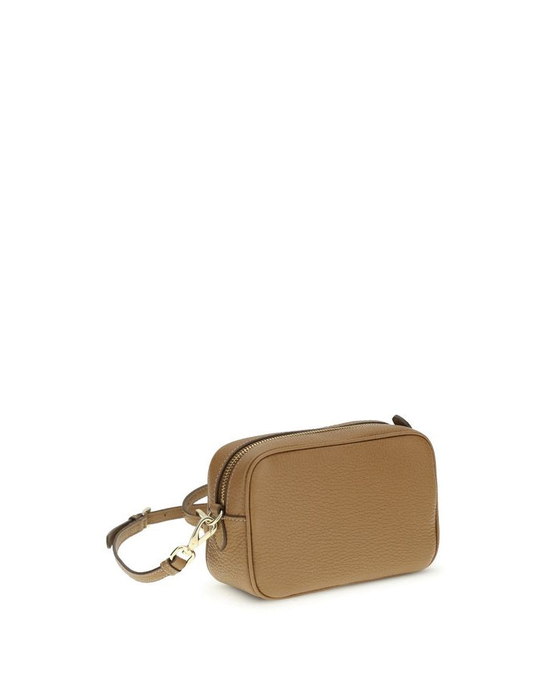 Prada Beige Calf Leather Bos Taurus Shoulder Bag Shoulder Bags