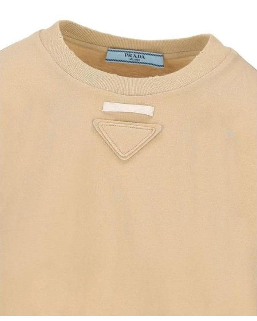 Prada Beige Cotton T-shirt