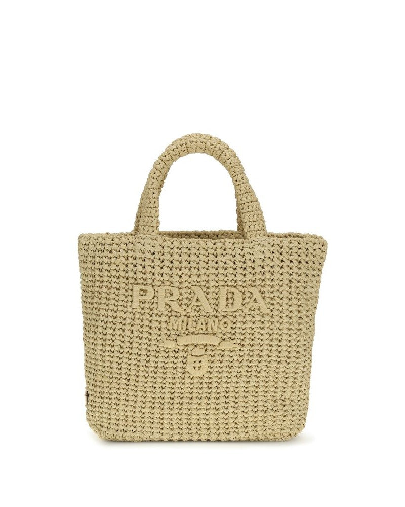 Prada Beige Viscose Handbag Glam Steals