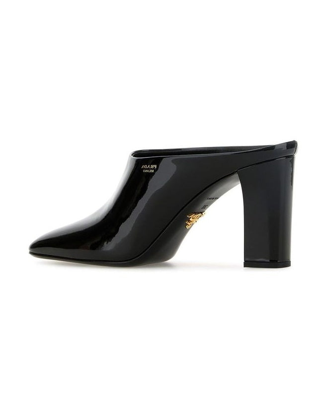 Prada Black Calfskin Mules Glam Steals