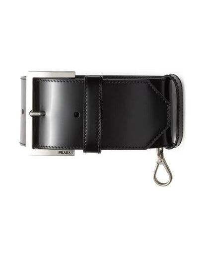 Prada Black Calfskin Shoulder Strap Glam Steals
