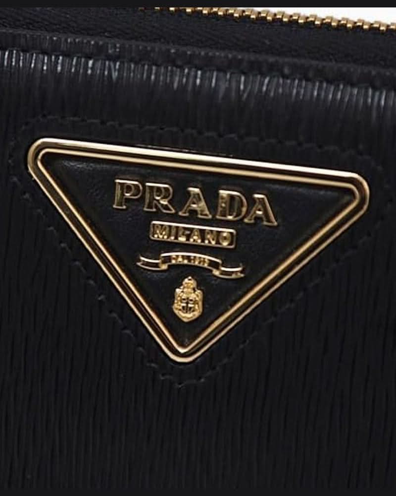 Prada Black Calfskin Wallet