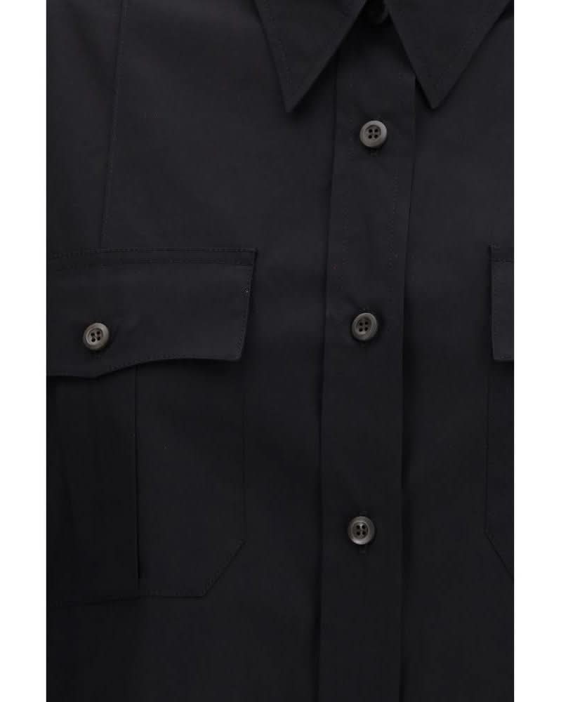 Prada Black Cotton Shortsleeve Shirt Glam Steals