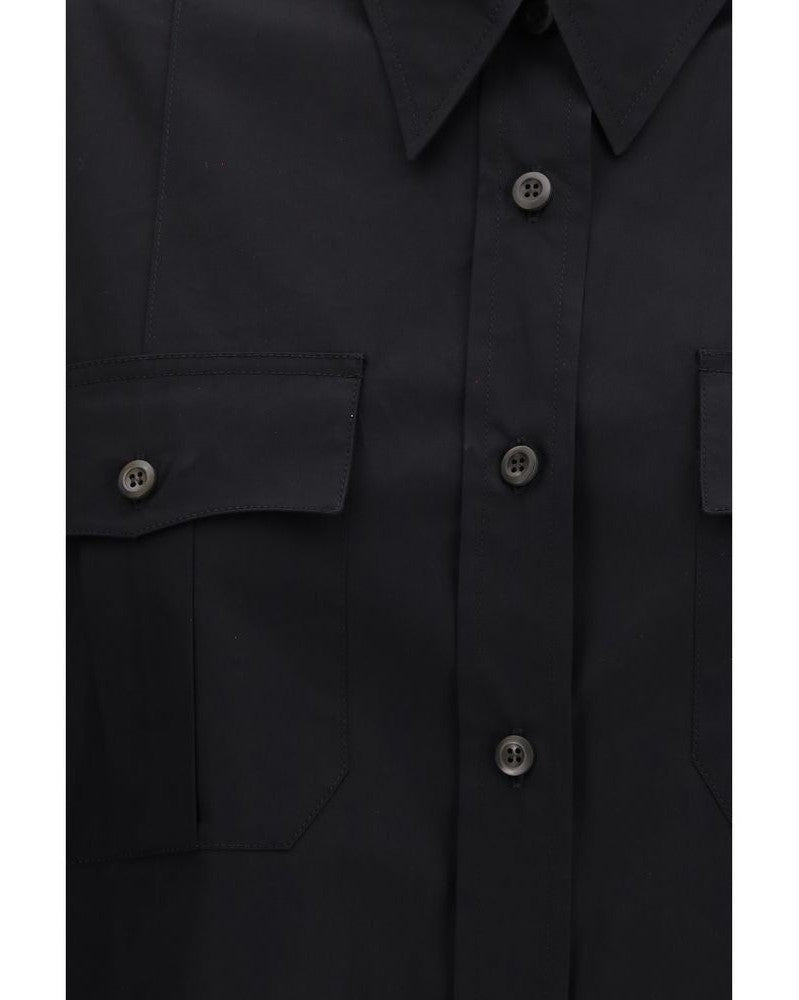 Prada Black Cotton Shortsleeve Shirt Glam Steals