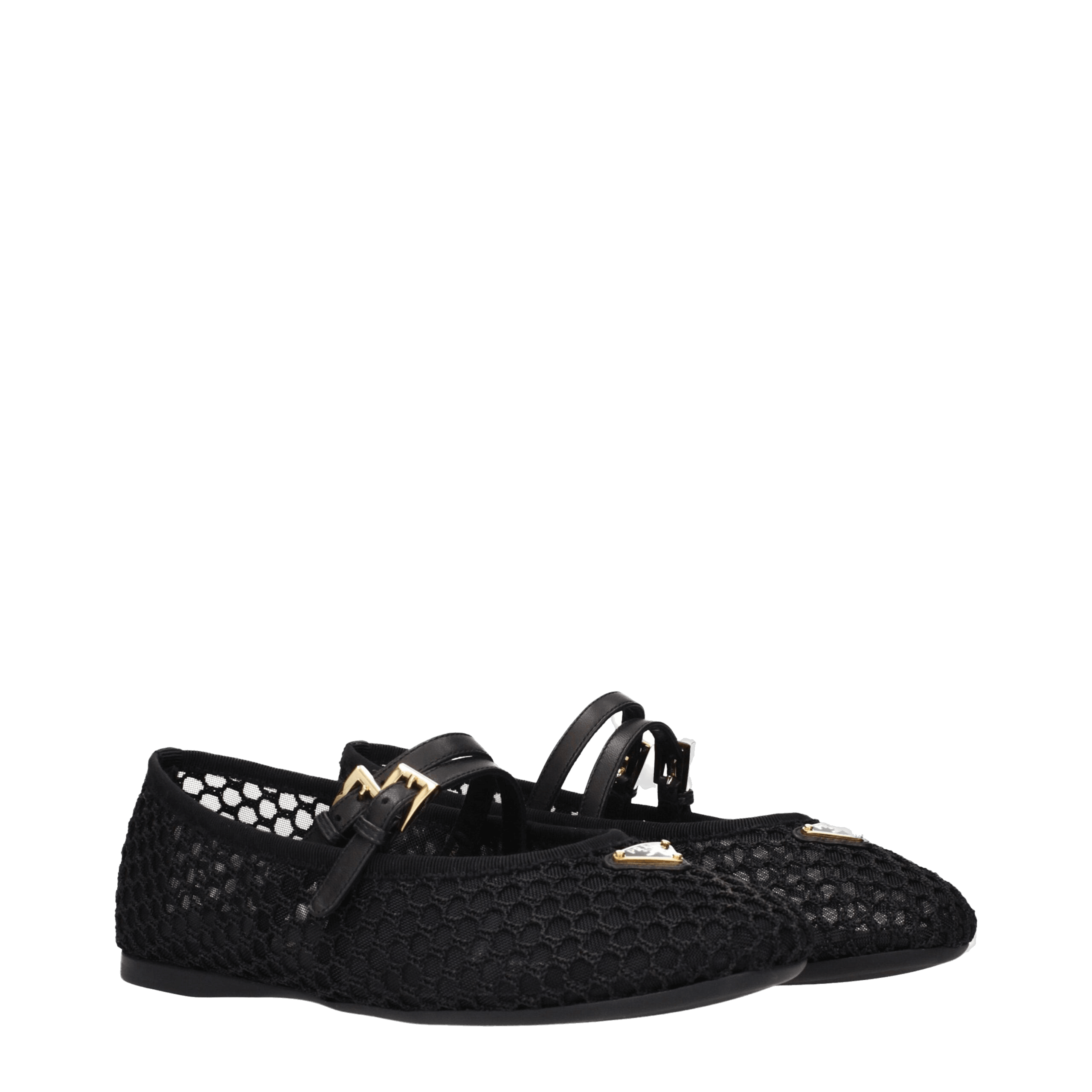 Prada Black Fabric Ballet Flats Glam Steals
