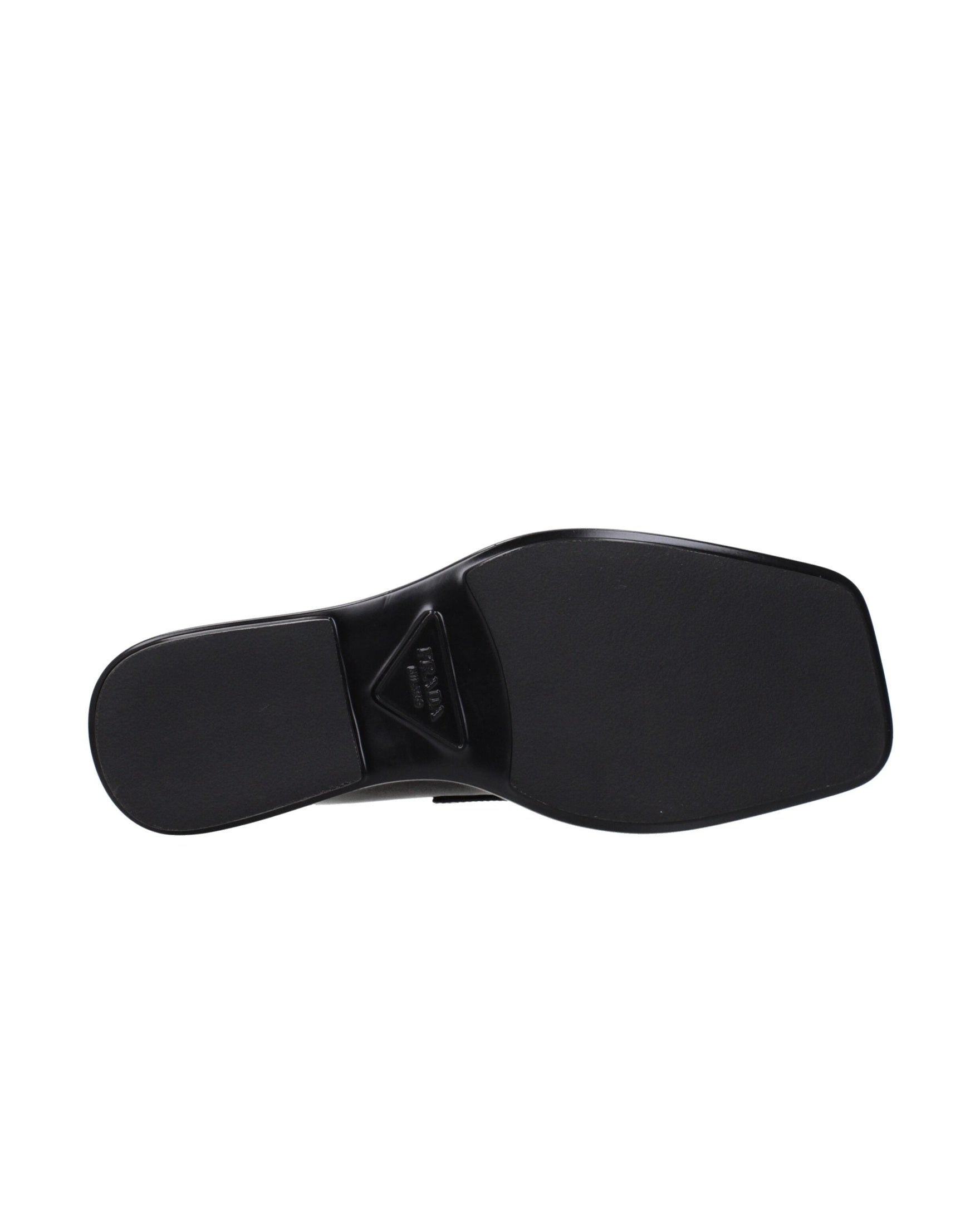 Prada Black Leather Slip On Loafers Glam Steals