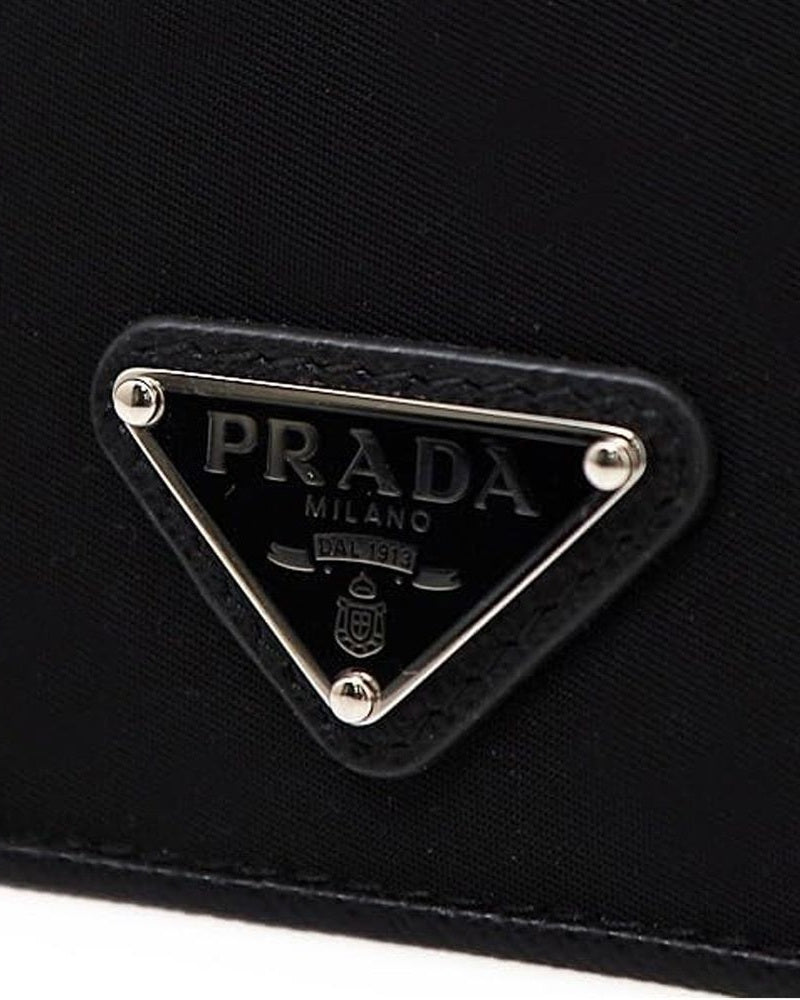 Prada Black Nylon Cardholder Card Cases