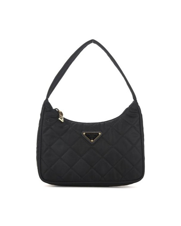 Prada Black Nylon Shoulder Bag