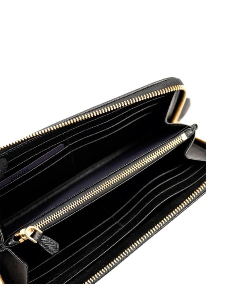 Prada Black Nylon Wallet Wallets