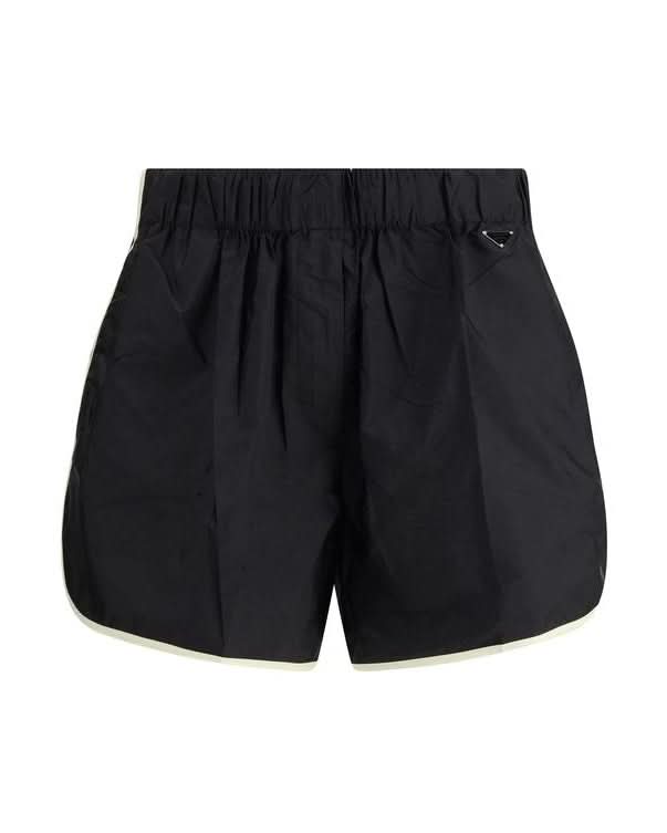 Prada Black Polyamide Bermuda Shorts Bermudas