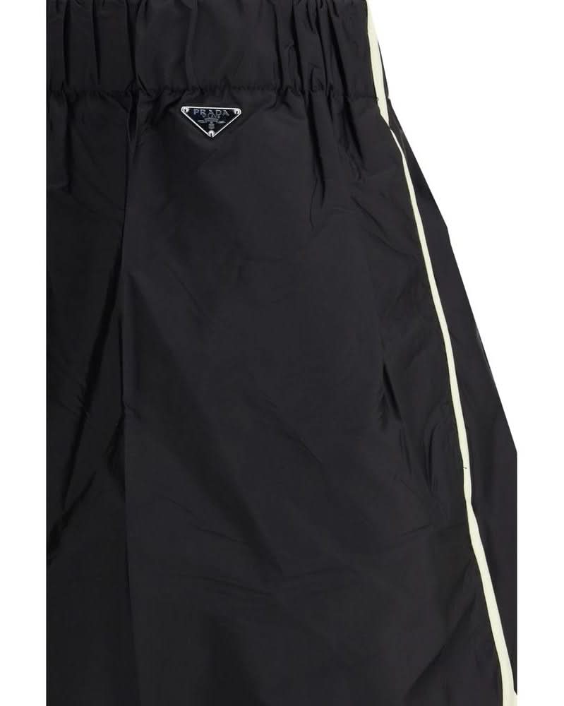 Prada Black Polyamide Bermuda Shorts Bermudas