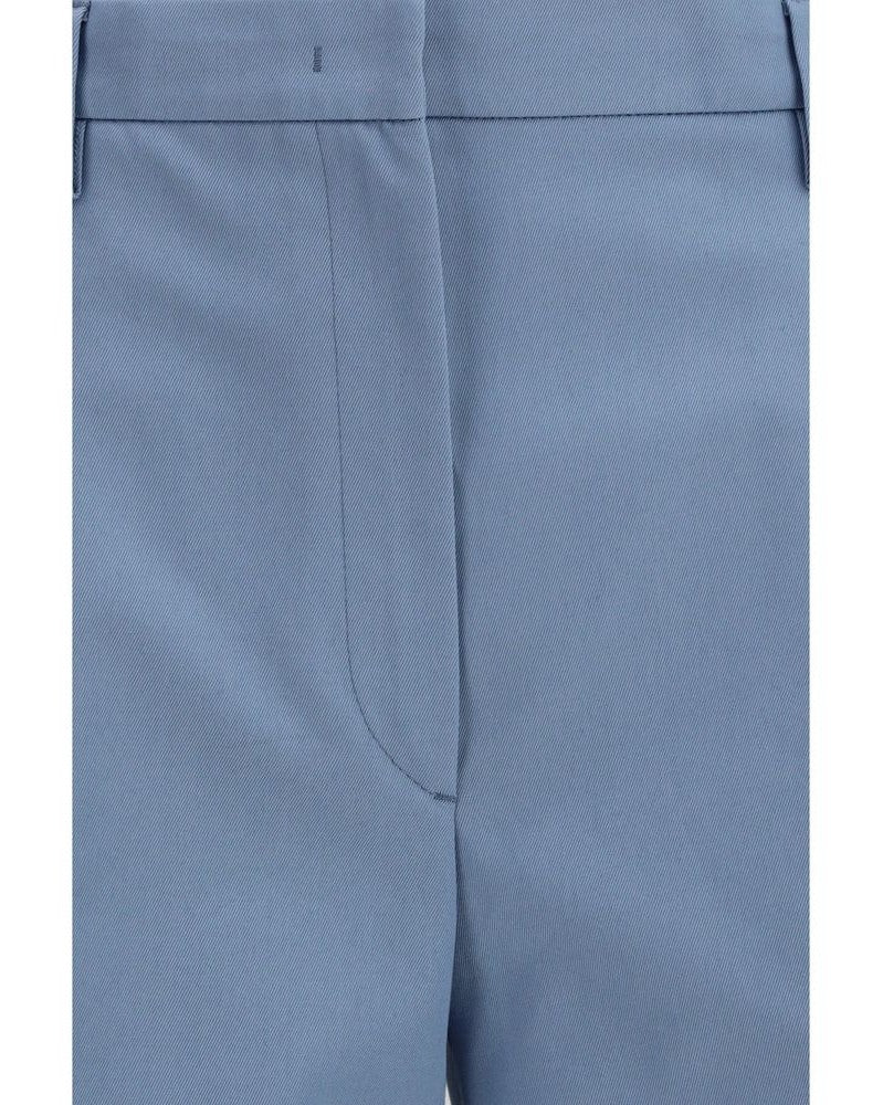 Prada Blue Cotton Chino Pant Glam Steals
