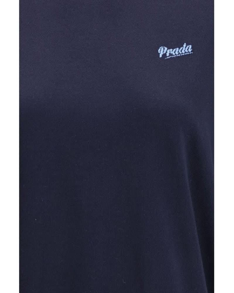 Prada Blue Silk Sweatshirt