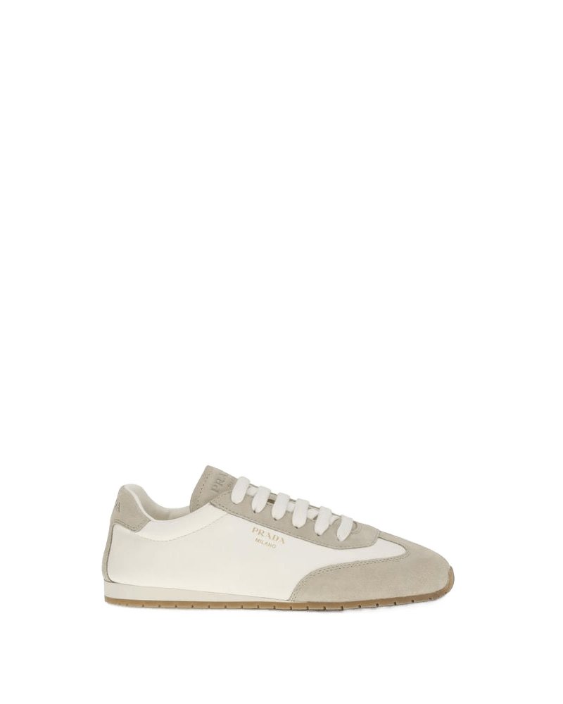 Prada Cream Lamb Ovis Aries Low Top Sneakers Glam Steals