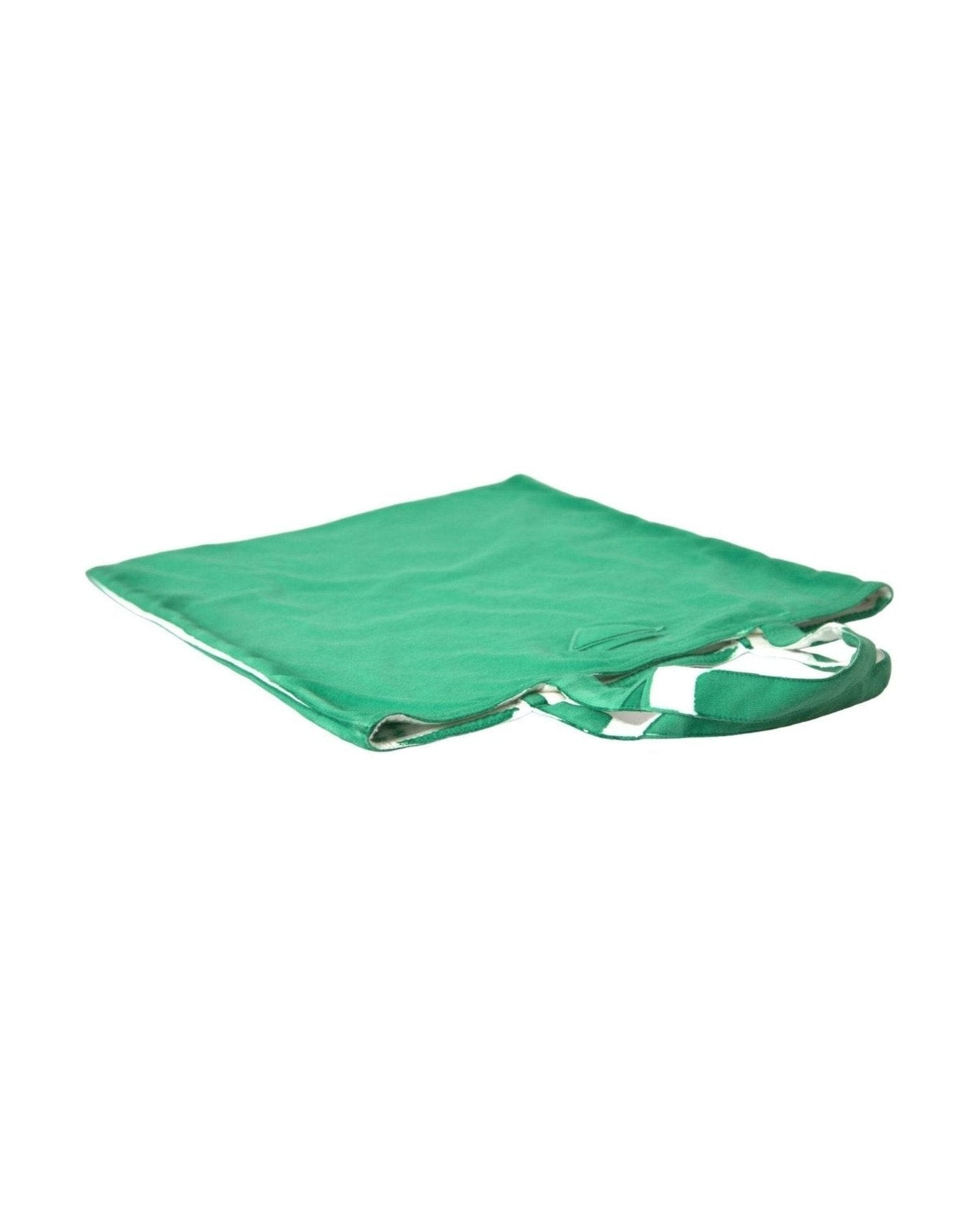 Prada Elegant Fabric Tote Green Bag Glam Steals