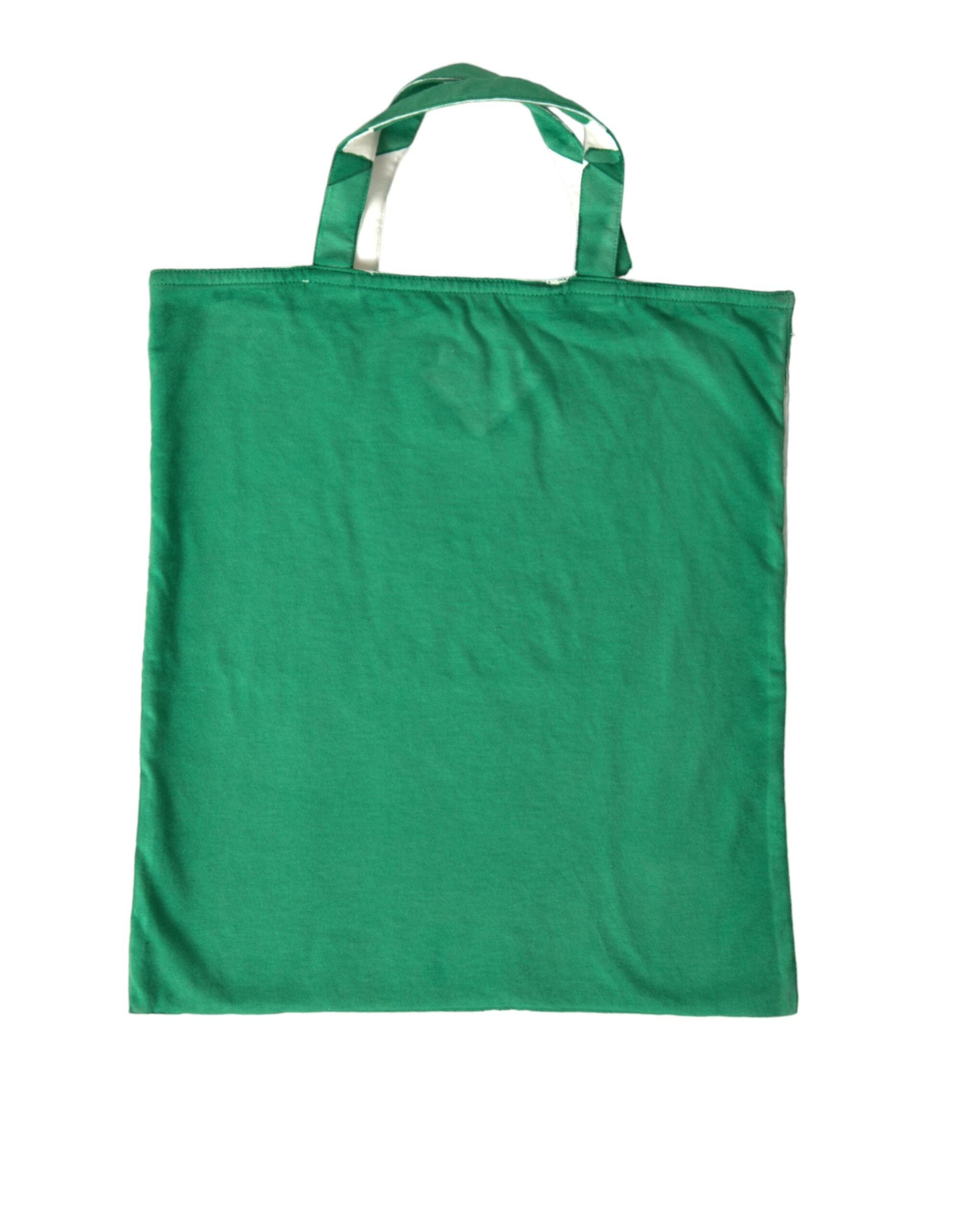 Prada Elegant Fabric Tote Green Bag Glam Steals