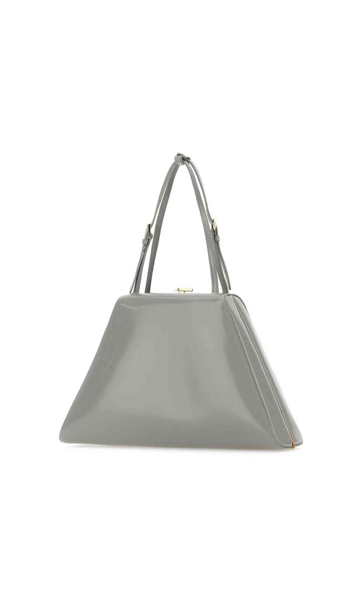 Prada Gray Leather Handbag Glam Steals