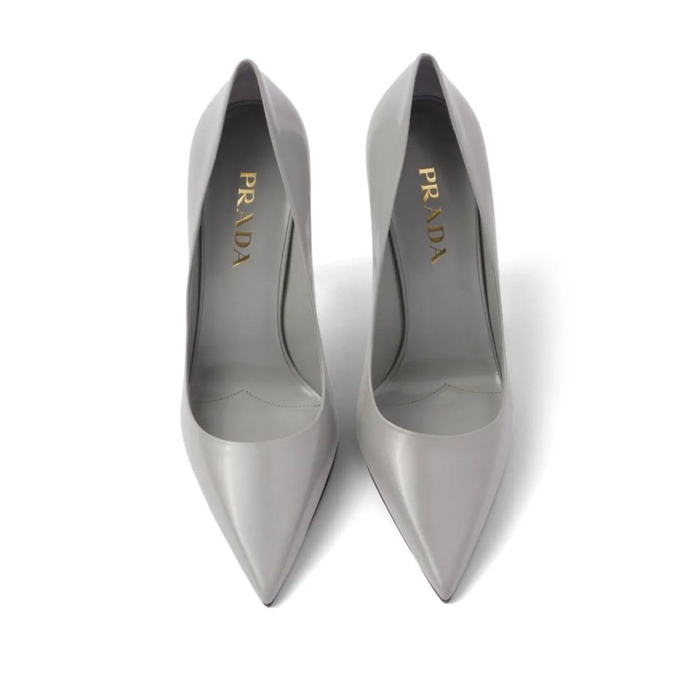 Prada Leather Brushed Pumps Glam Steals