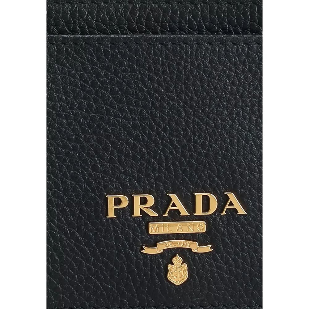 Prada Leather Card Holder Glam Steals