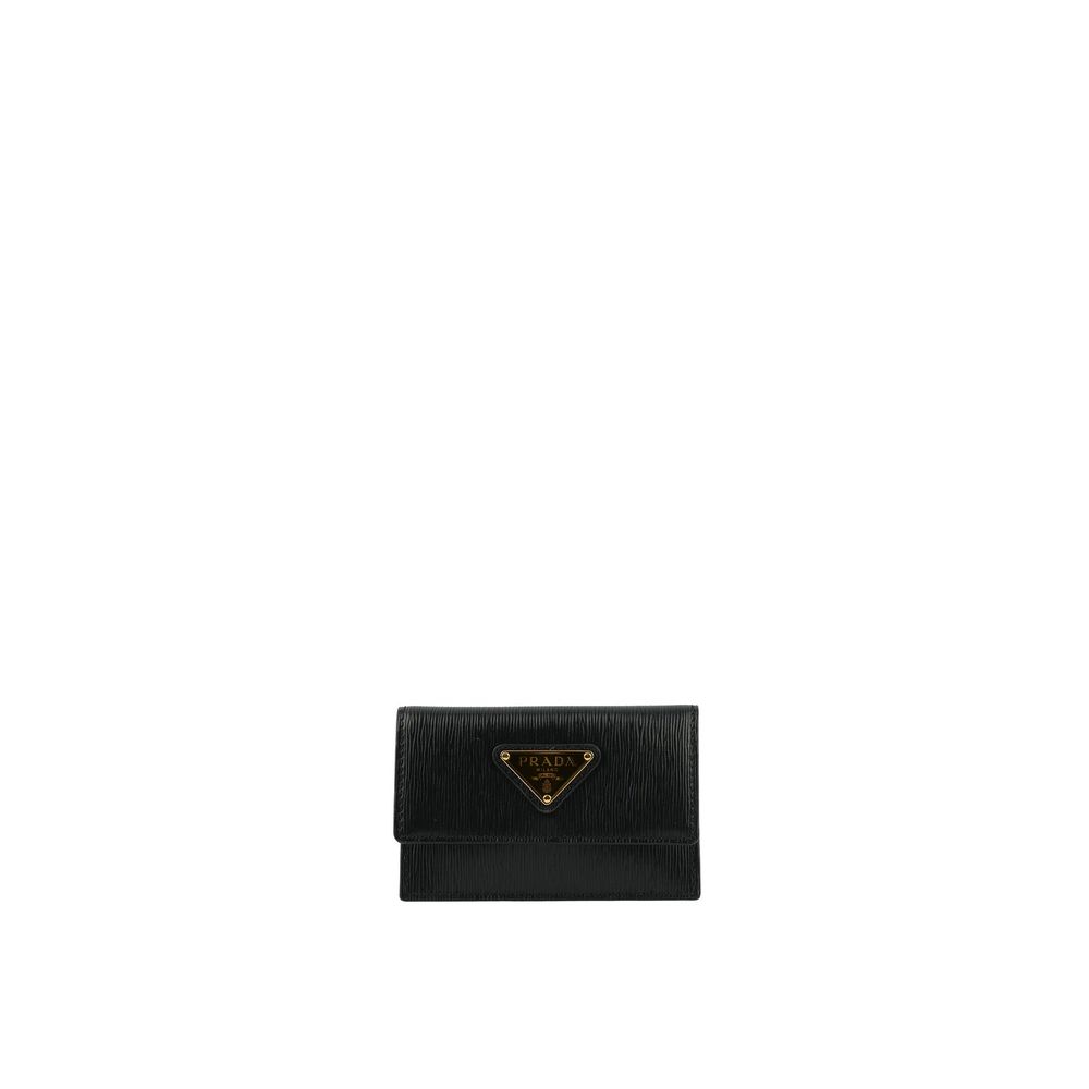 Prada Leather Card Holder Glam Steals