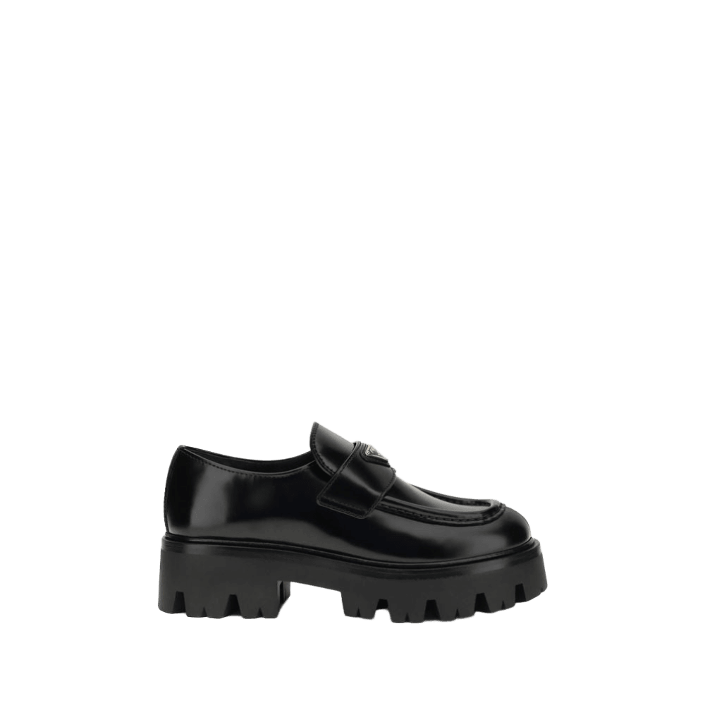 Prada Leather Monolith Loafers Glam Steals