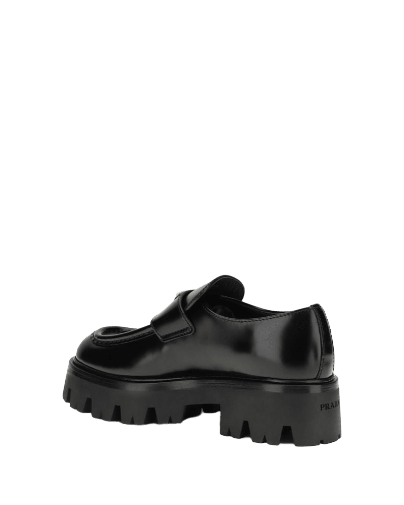 Prada Leather Monolith Loafers Glam Steals