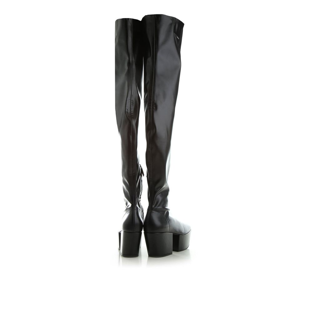 Prada Leather Platform Boots Glam Steals