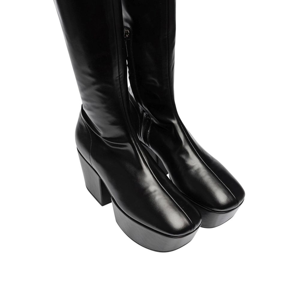Prada Leather Platform Boots Glam Steals