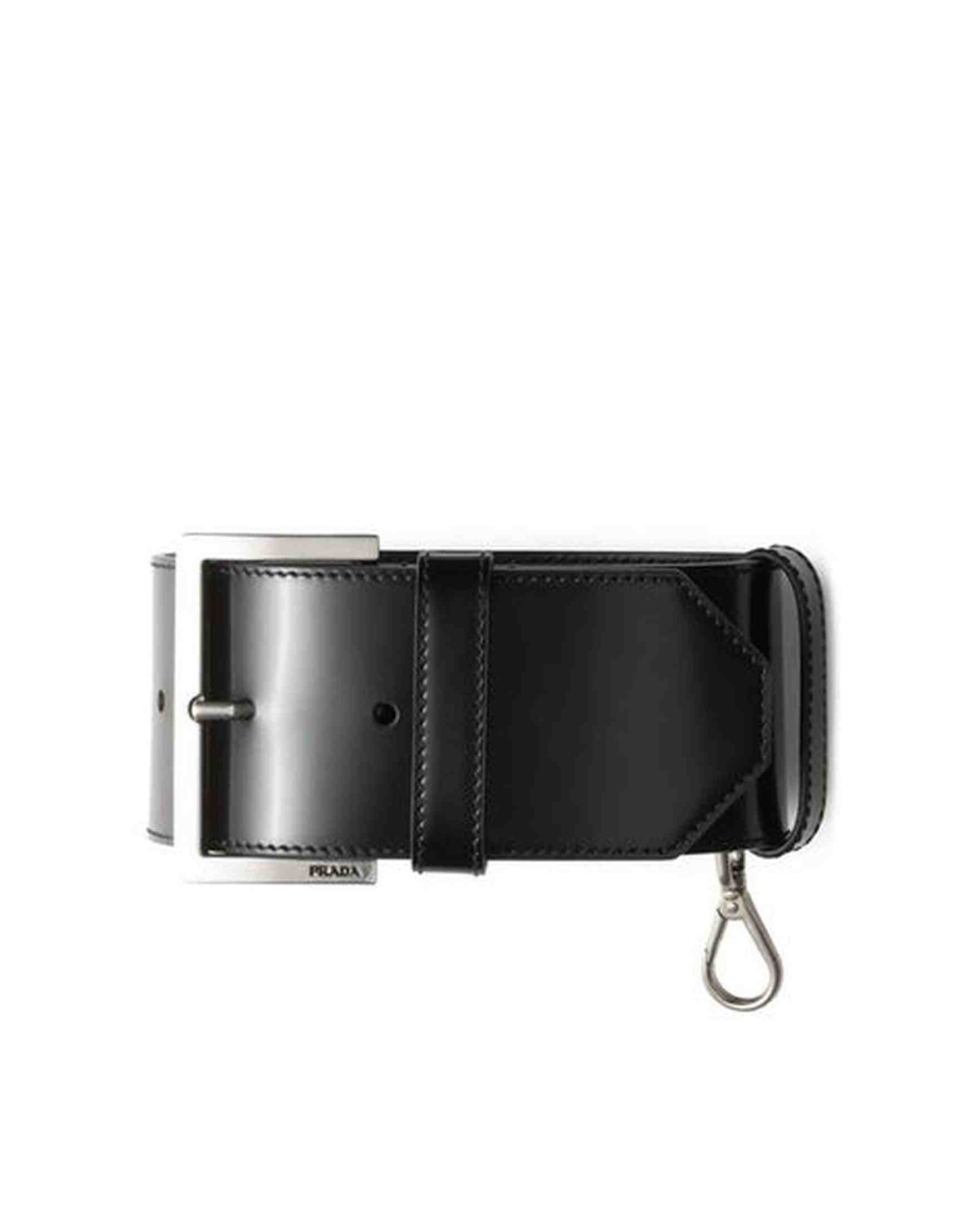 Prada Leather Wrist Strap Glam Steals