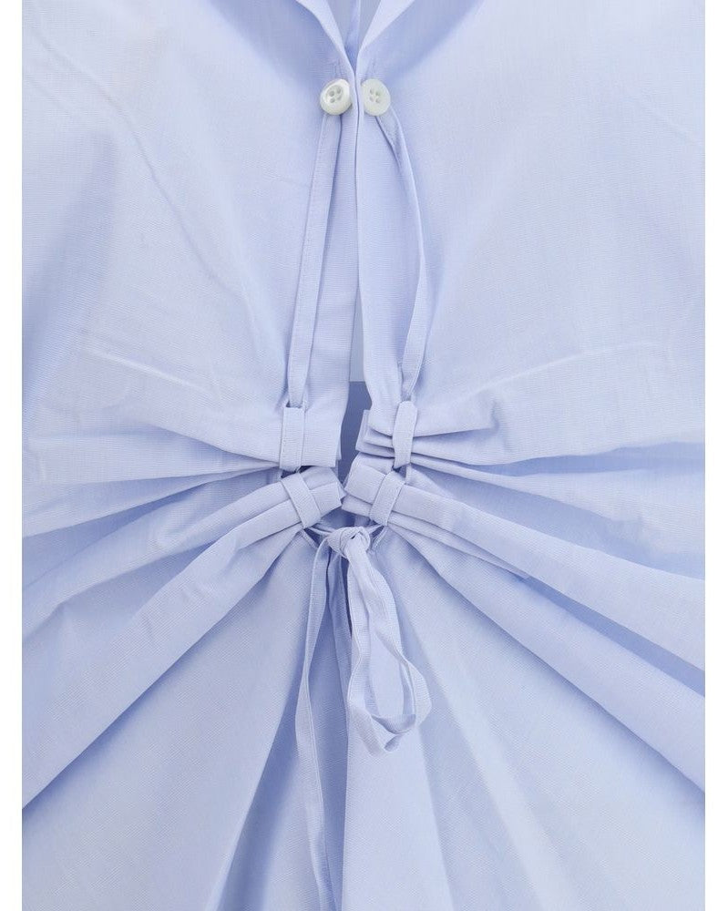 Prada Light Blue Cotton Dress Shirt Glam Steals