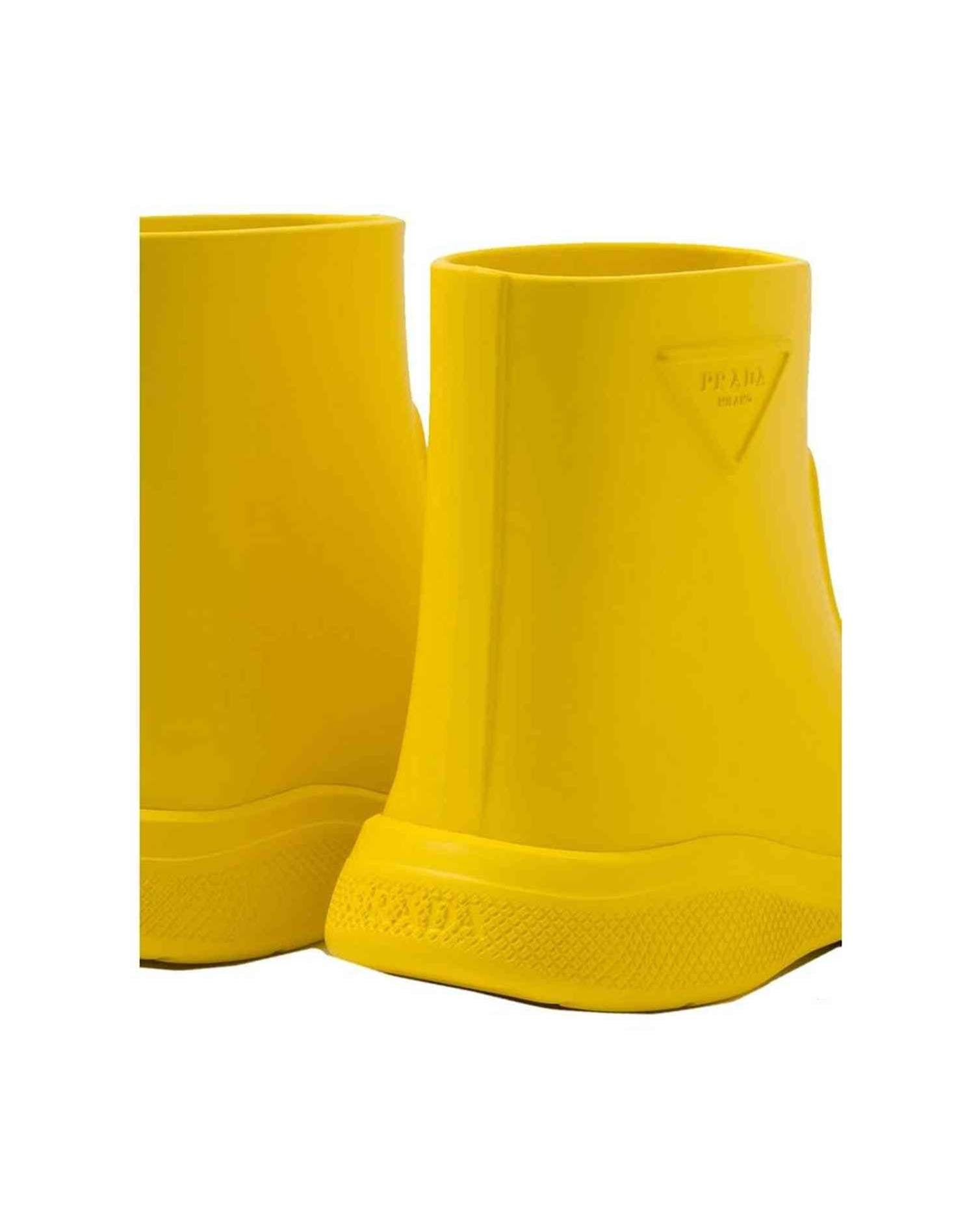 Prada Logo Rubber Boots Glam Steals