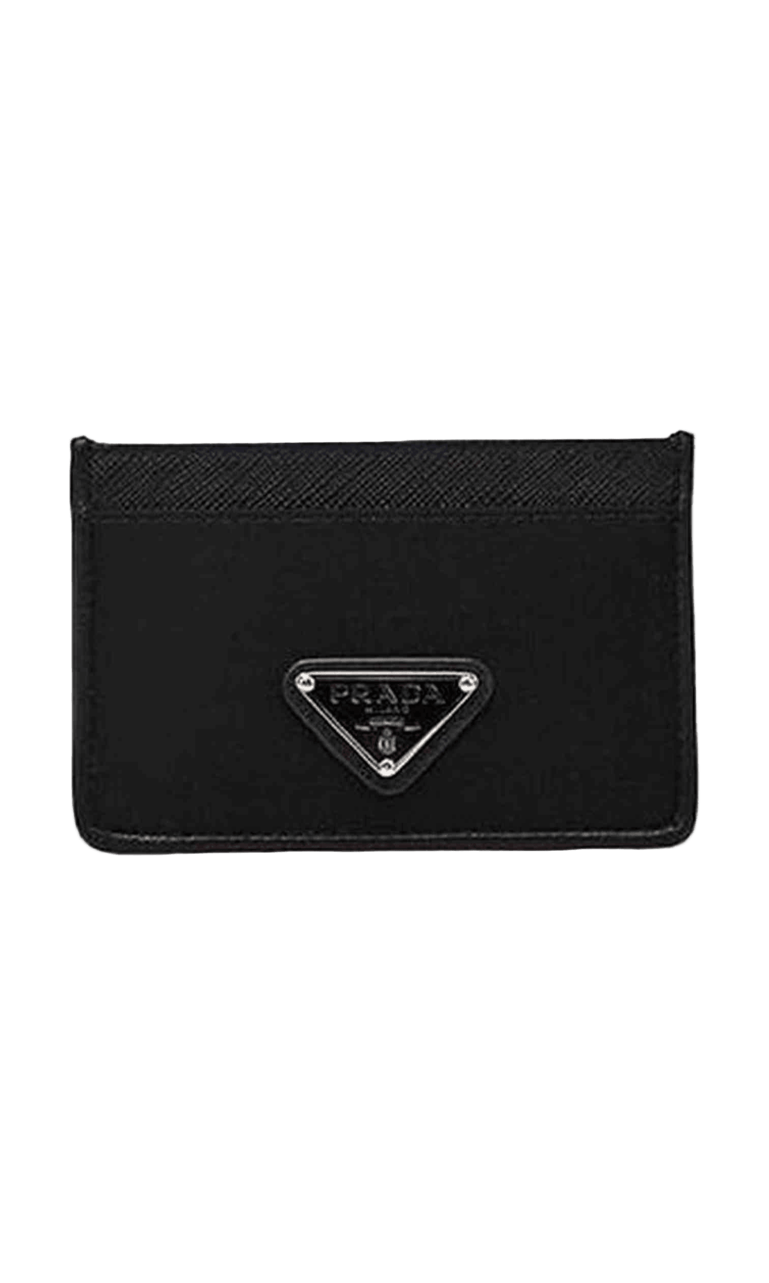 Prada Nylon And Leather Card Holder Glam Steals