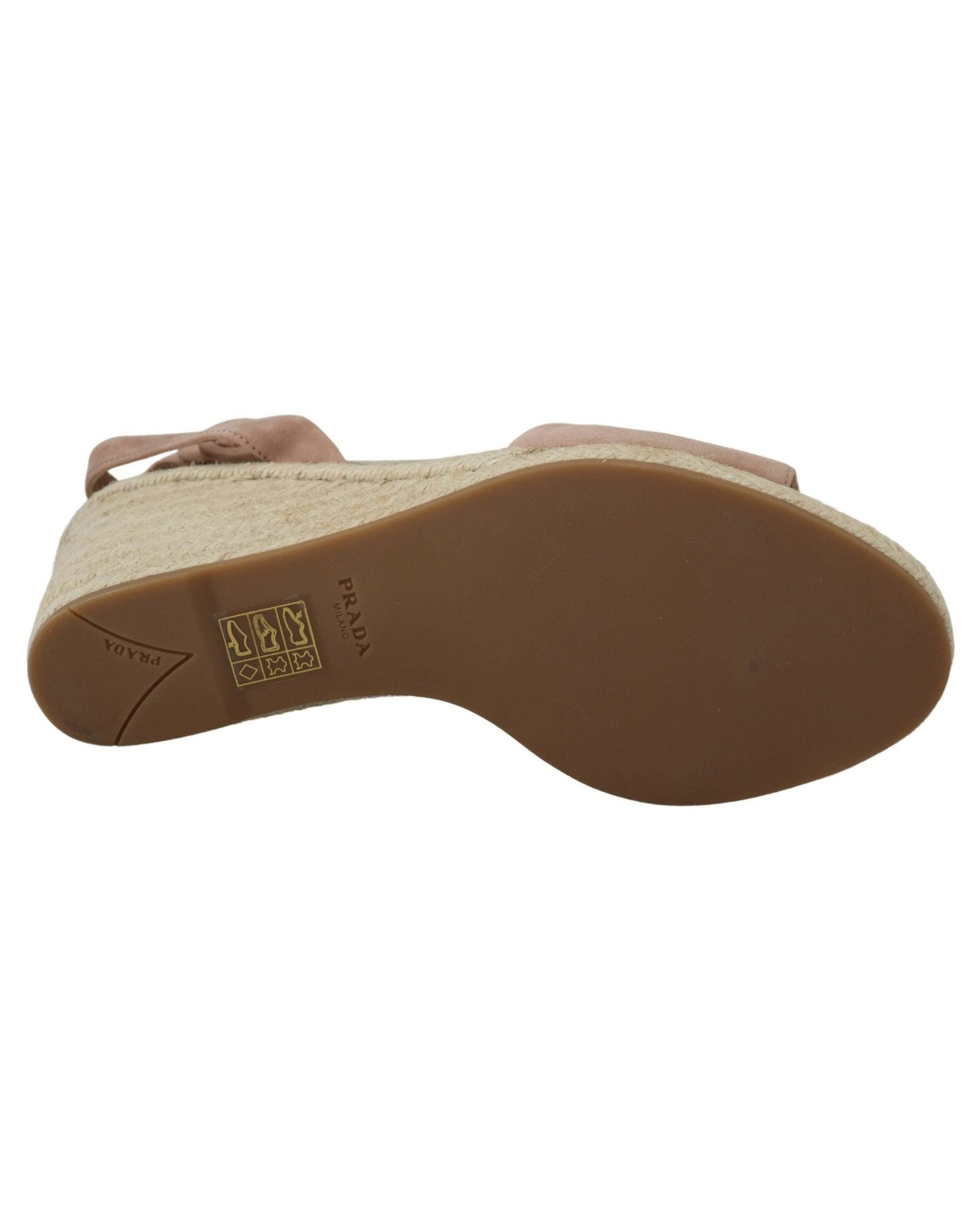 Prada Pink Suede Leather Ankle Strap Sandals Sandals