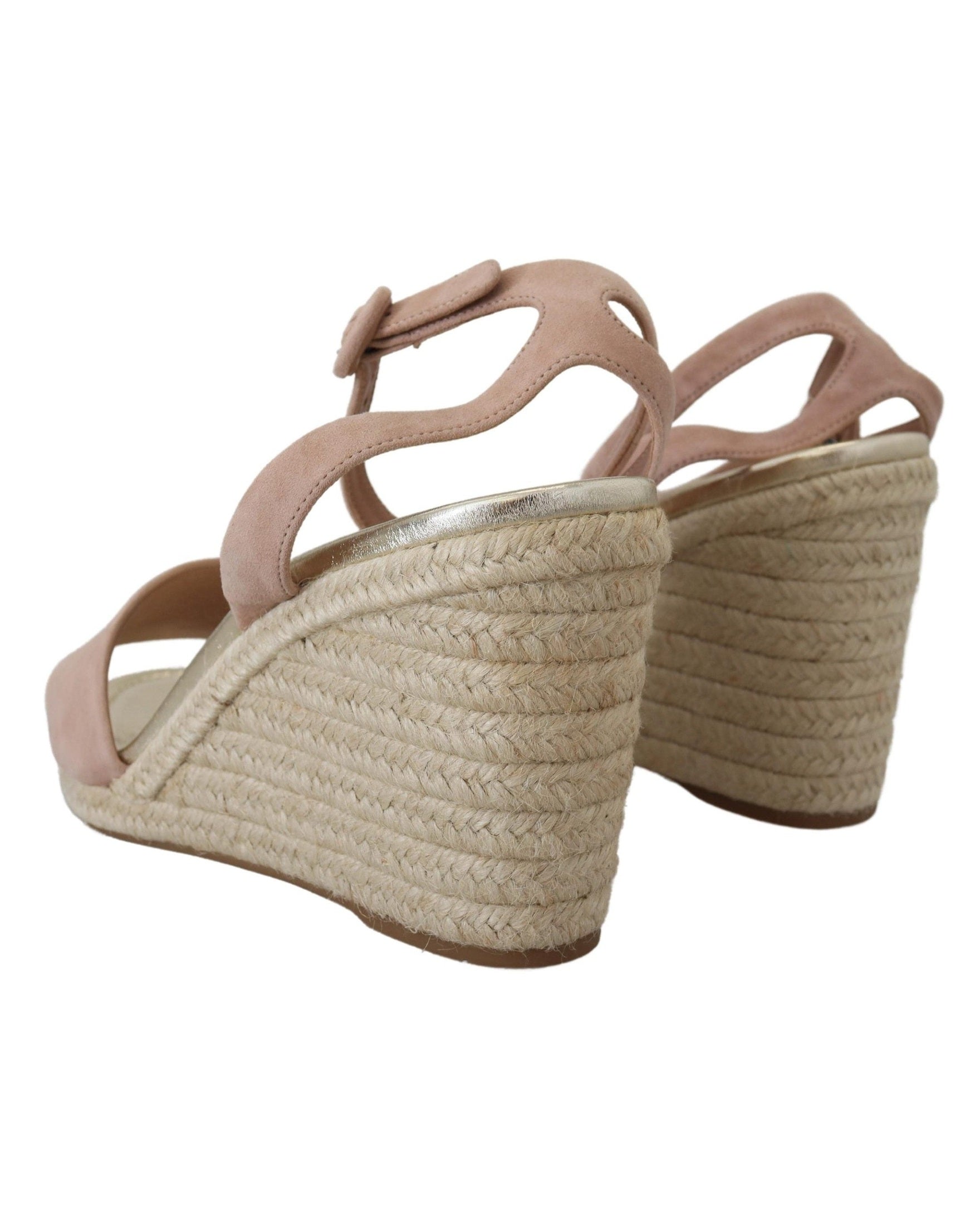 Prada Pink Suede Leather Ankle Strap Sandals Sandals