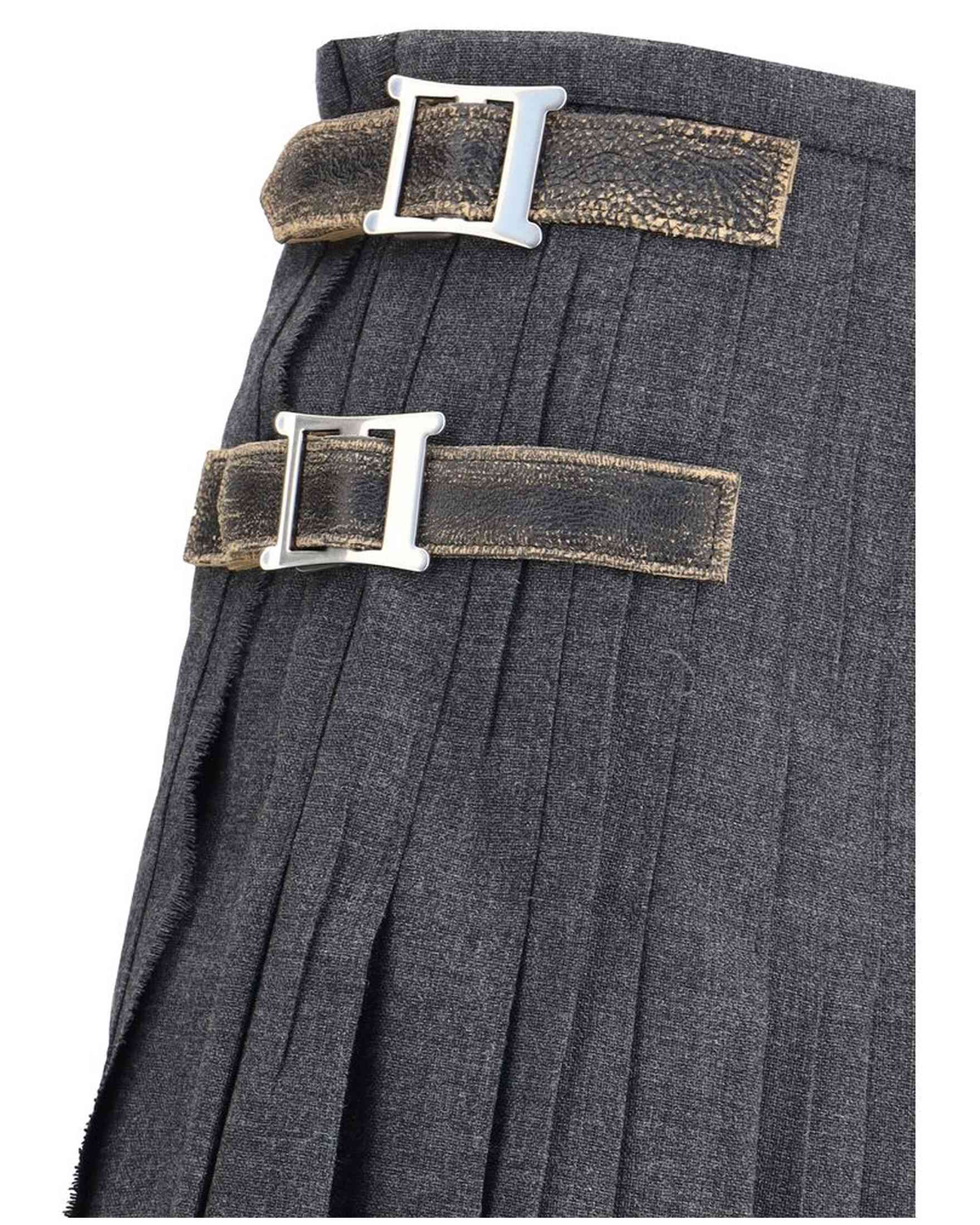 Prada Pleated Skirt In Kid Mohair Glam Steals
