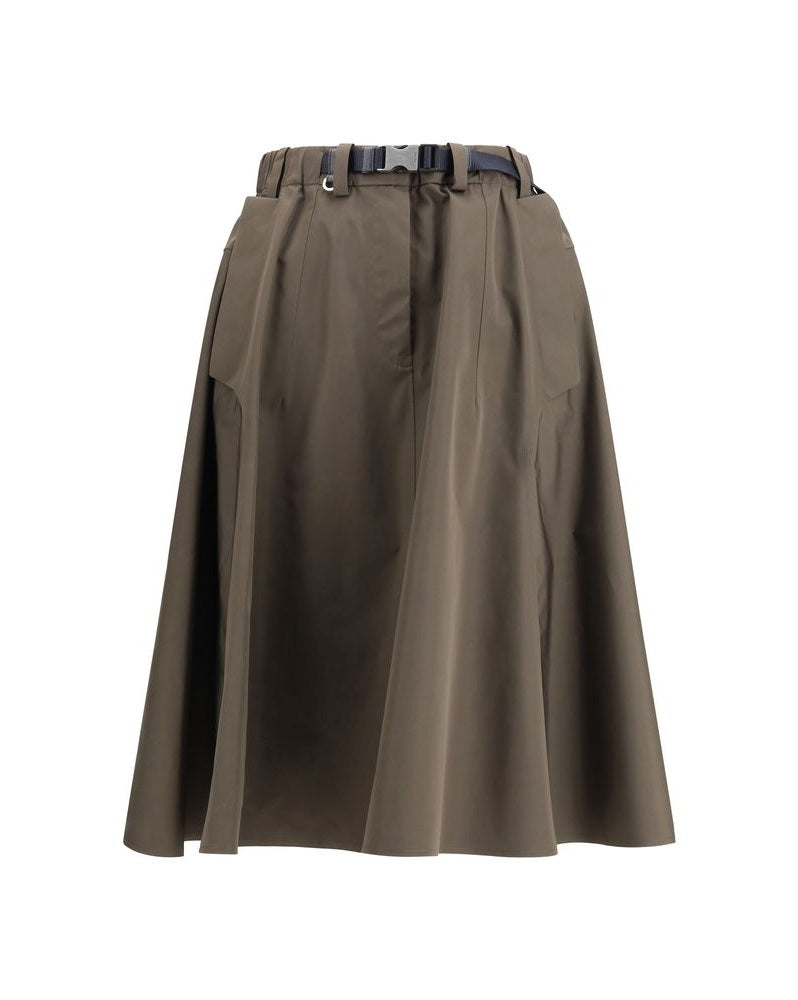 Prada Polyester Recycled Midi Skirt Glam Steals