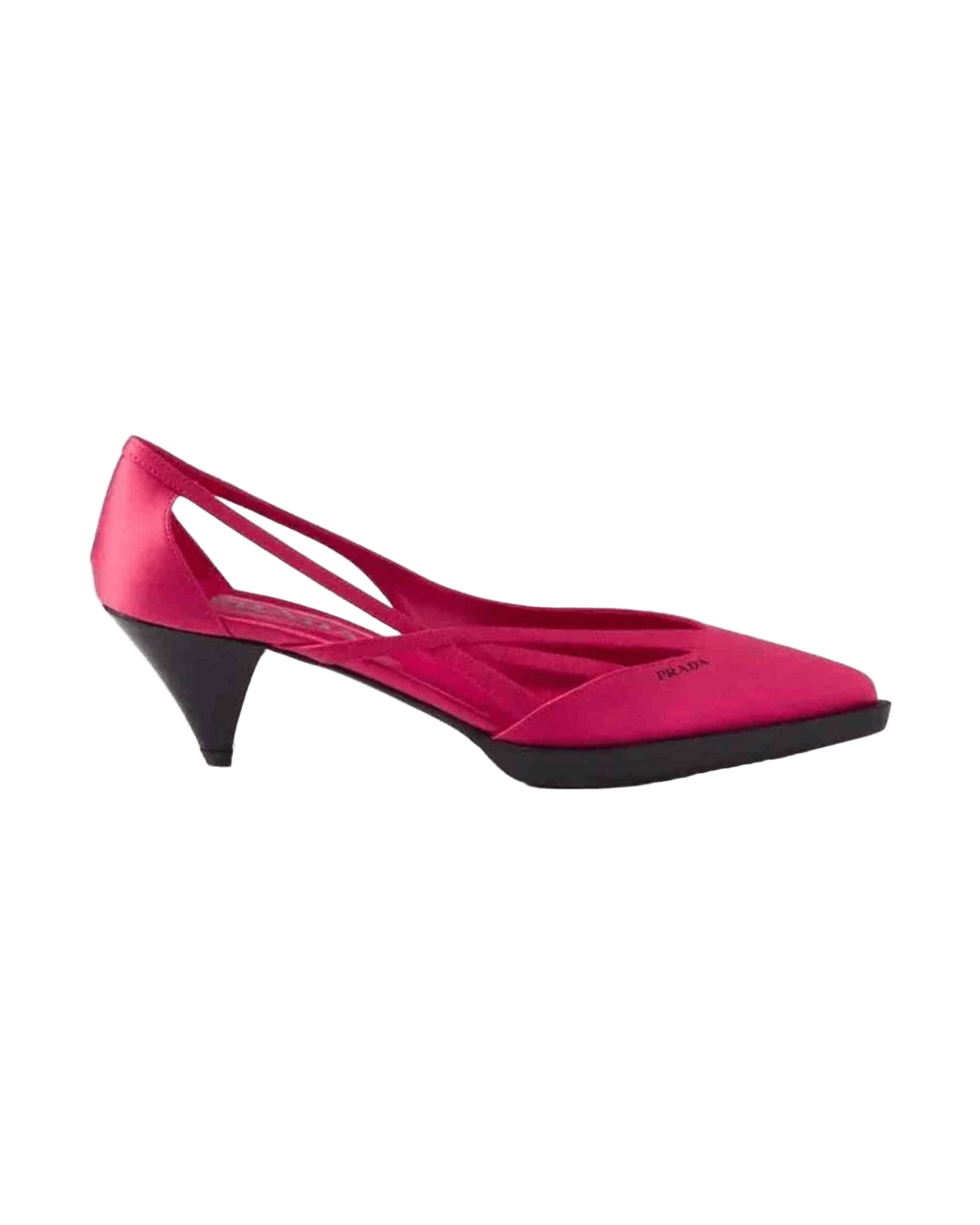 Prada Satin 55mm Cut Out Pumps Glam Steals