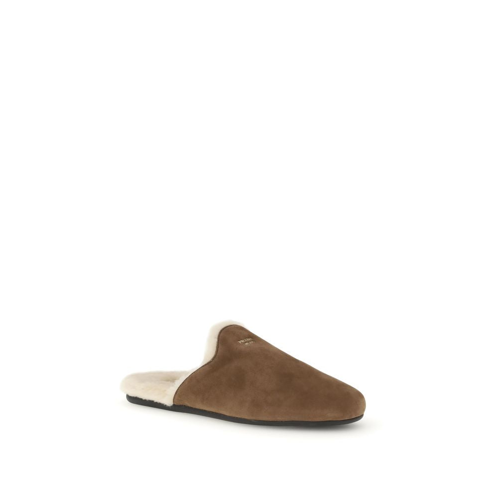 Prada Suede Sabots
