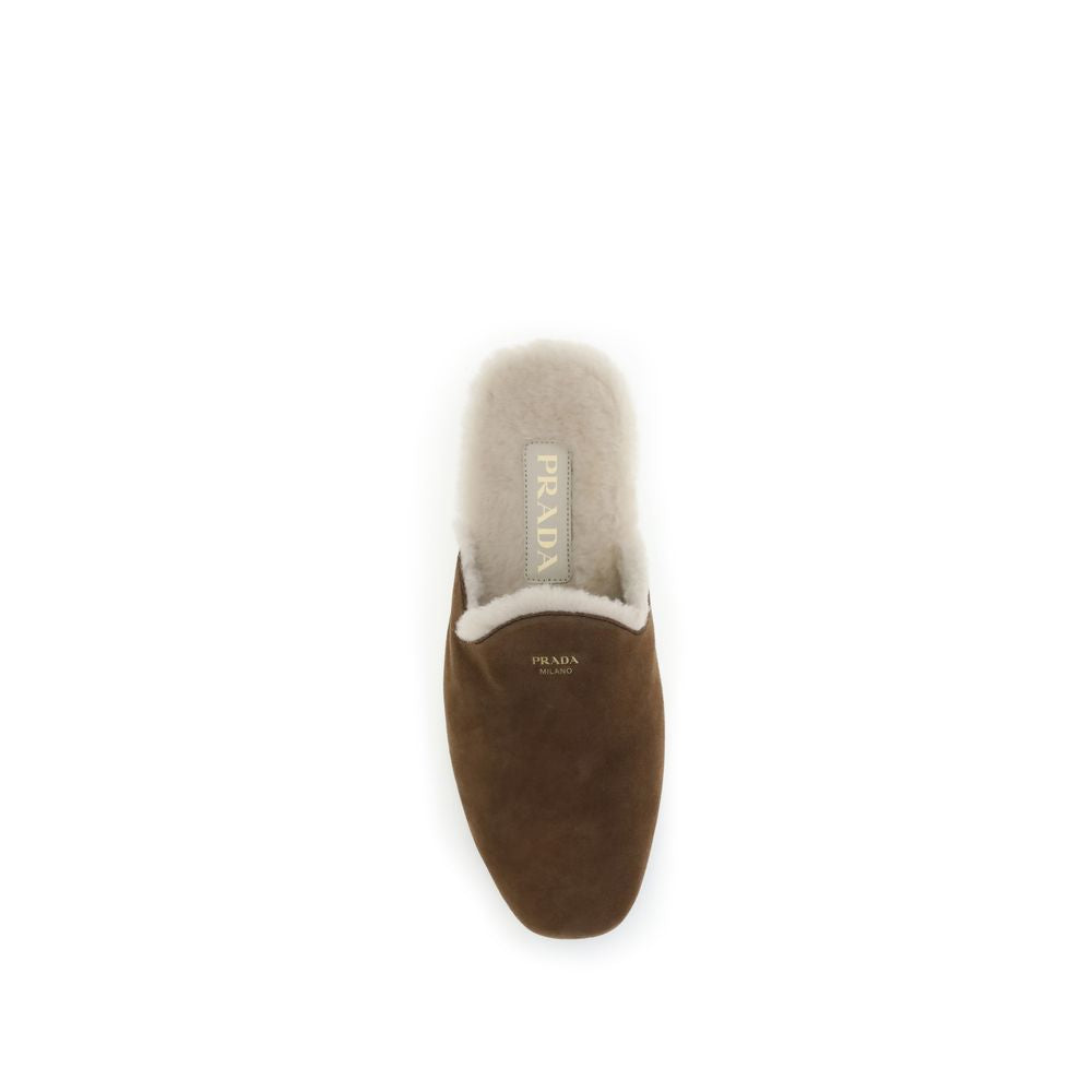 Prada Suede Sabots