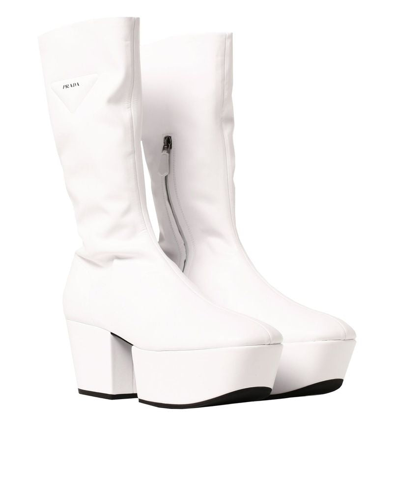 Prada White Polyethylene Boots Boots
