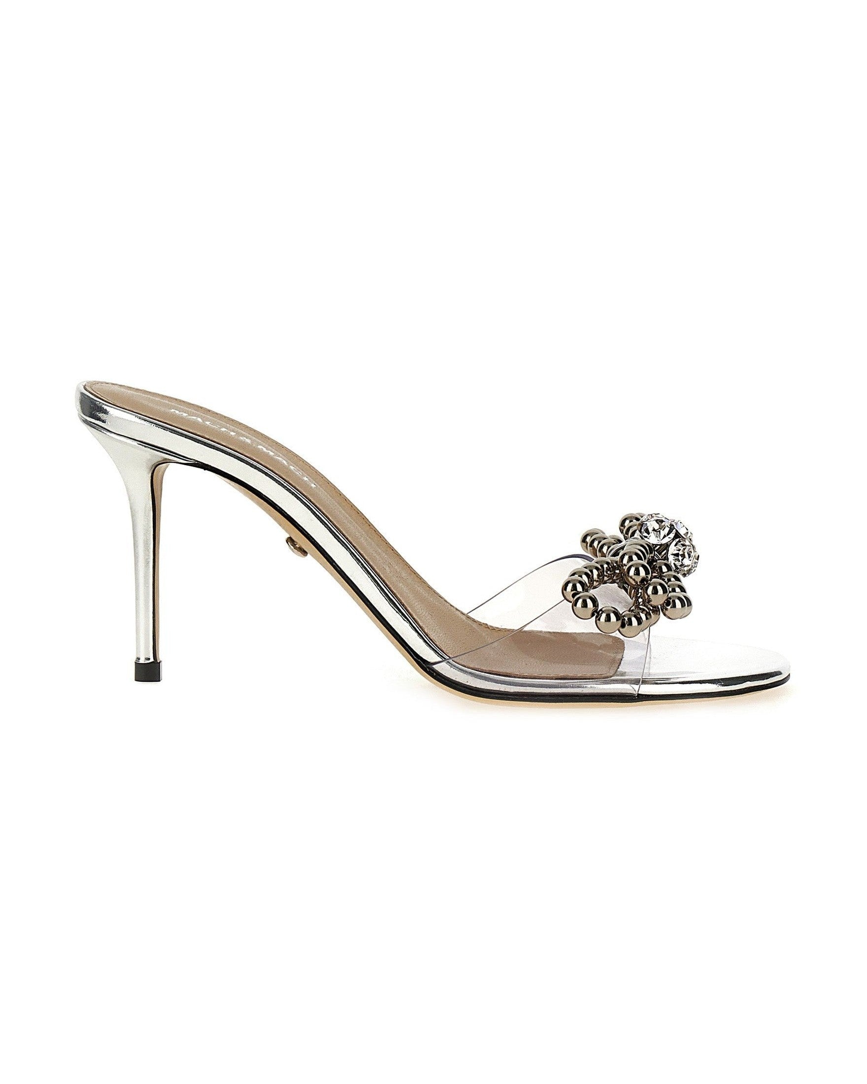 Mach & Mach Stud Bow Sandals Glam Steals