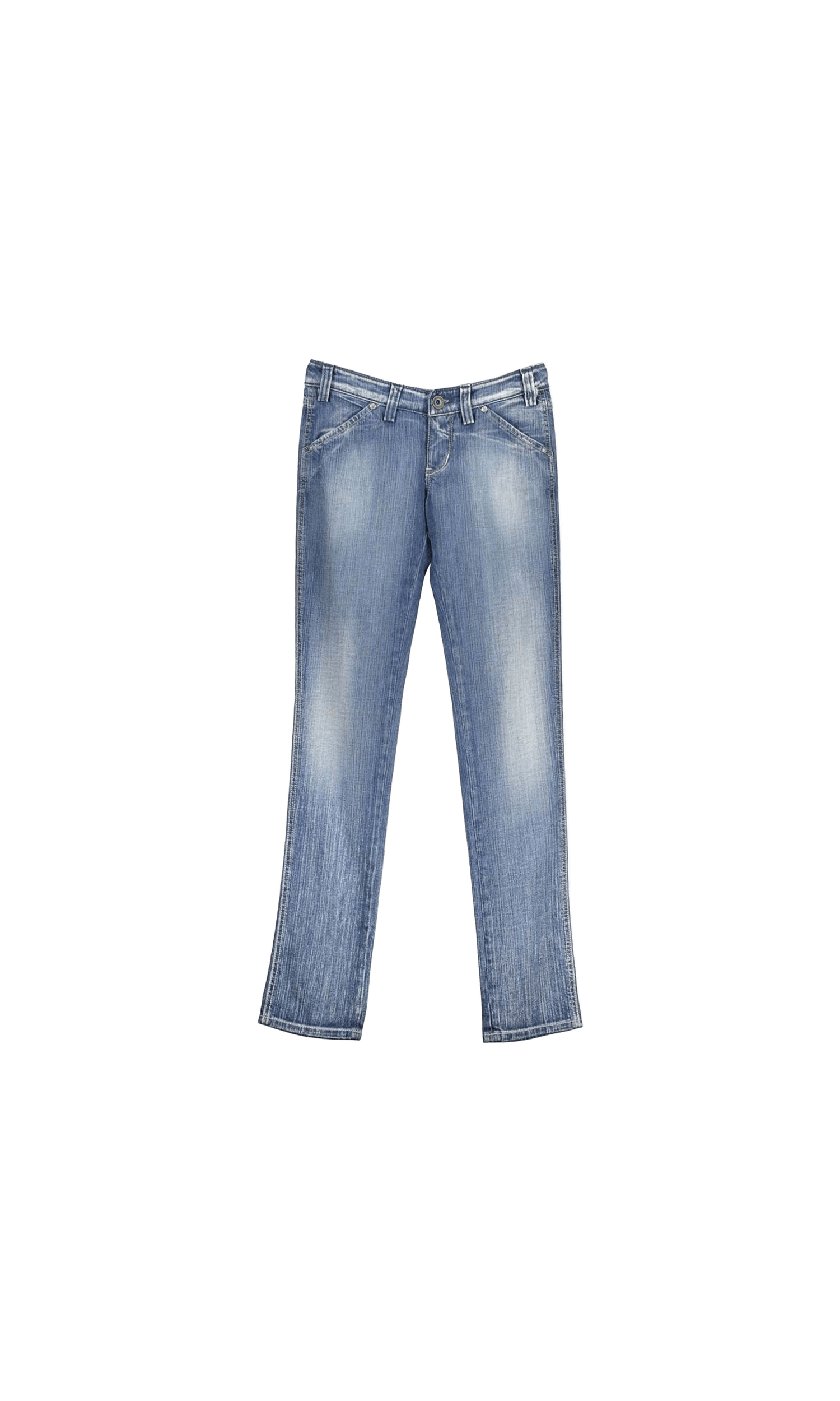 Re-Start Blue Cotton Re Start Jeans Glam Steals