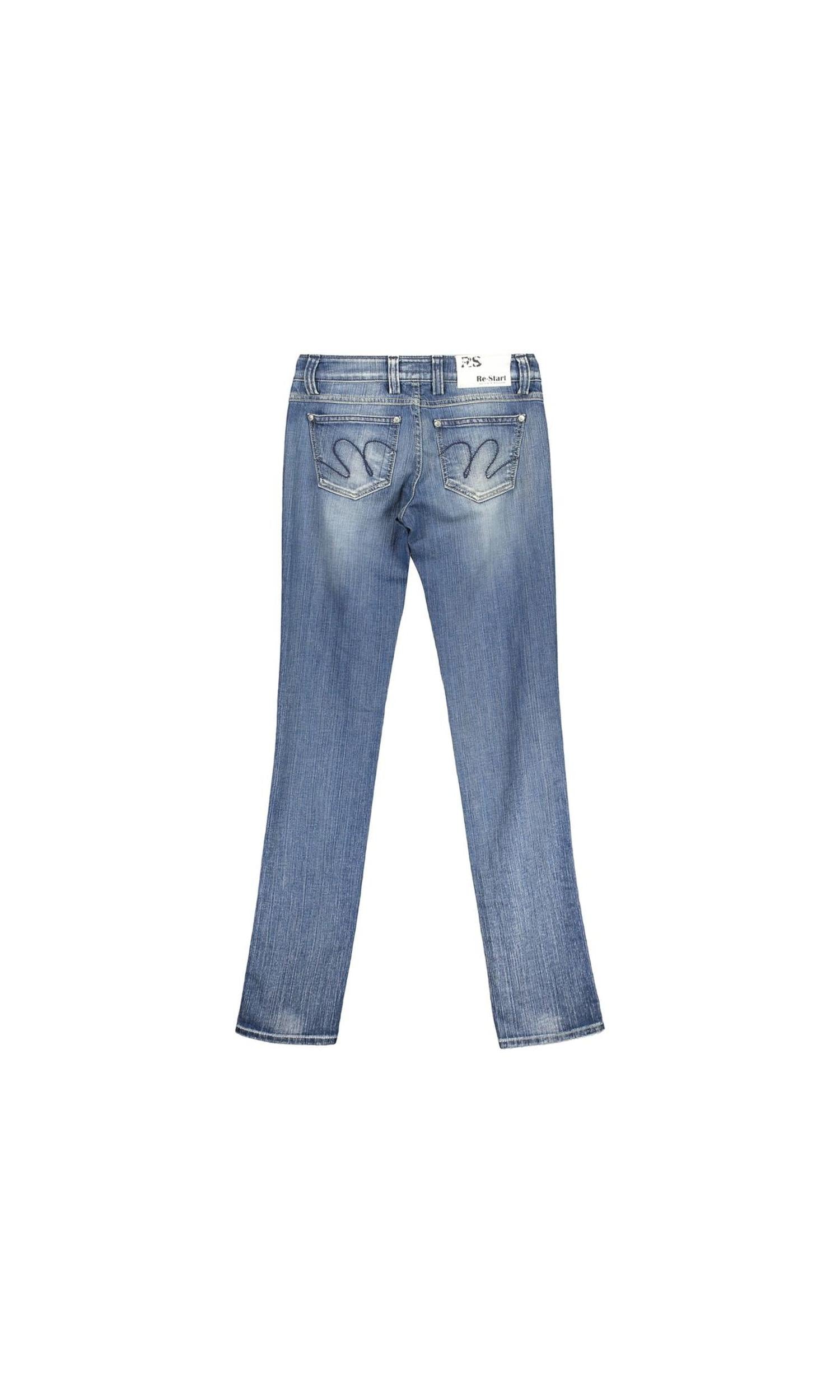 Re-Start Blue Cotton Re Start Jeans Glam Steals
