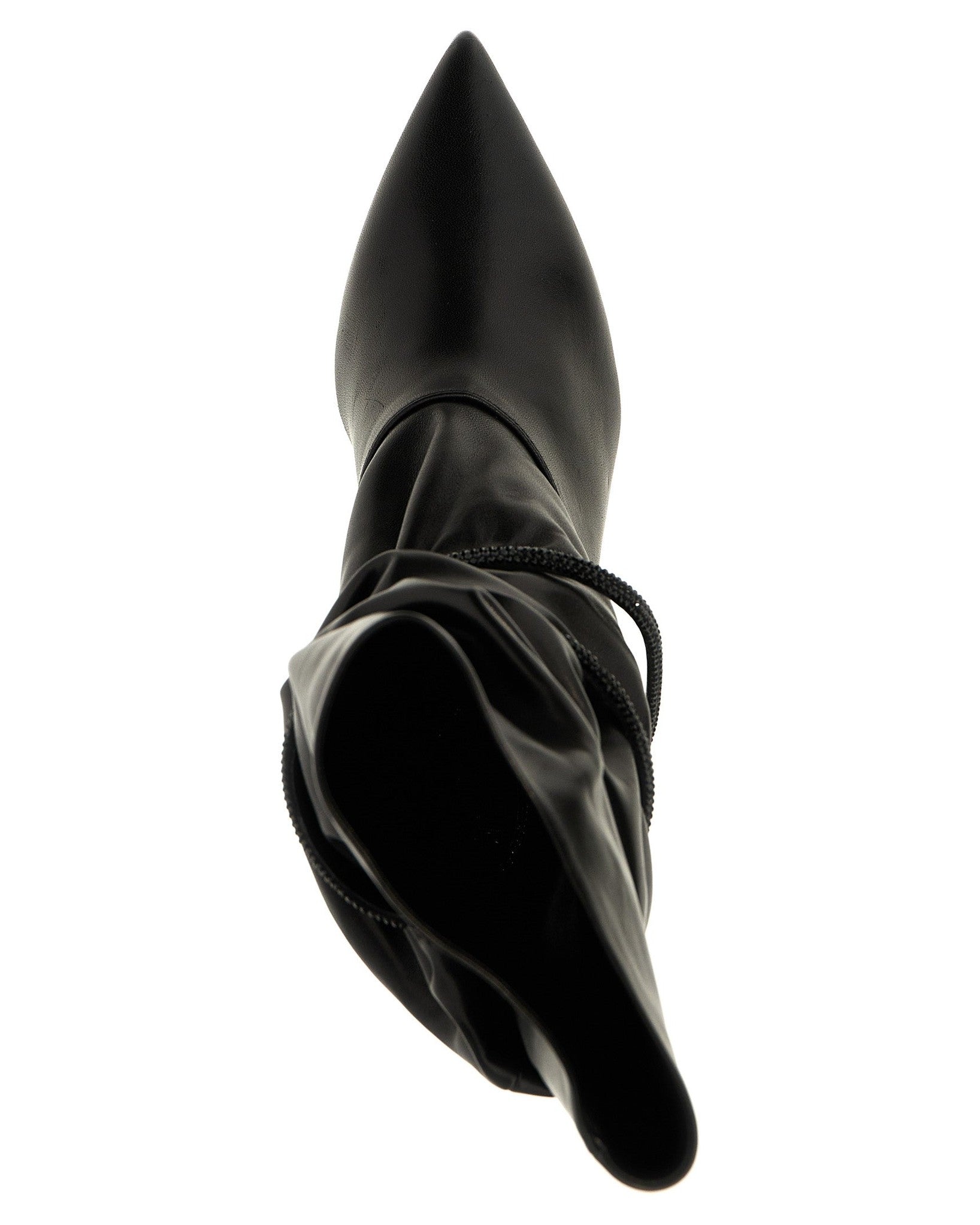 René Caovilla Rhinestone Nappa Ankle Boots Glam Steals